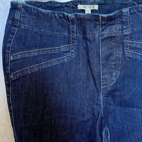 NIC+ZOE All Day Slim Jeans Womens Size 6 Blue Mid Rise Stretch Denim NEW! - Picture 7 of 15
